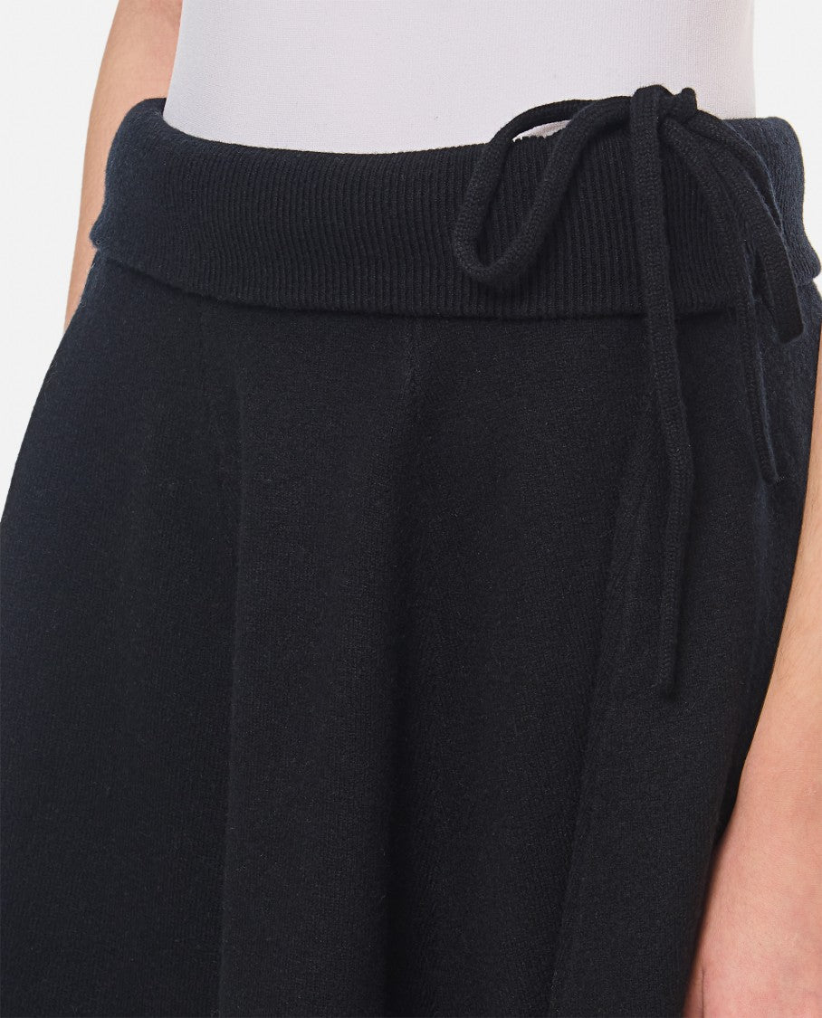 Extreme Cashmere Cashmere Short Pleated Skirt