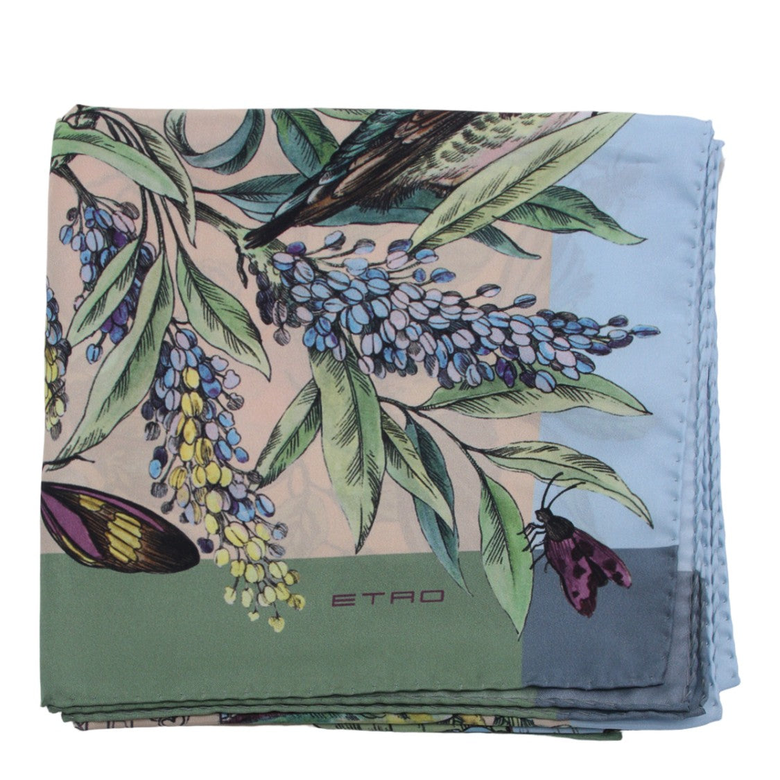 Etro Red Rectangular Scarf With Smooth Texture