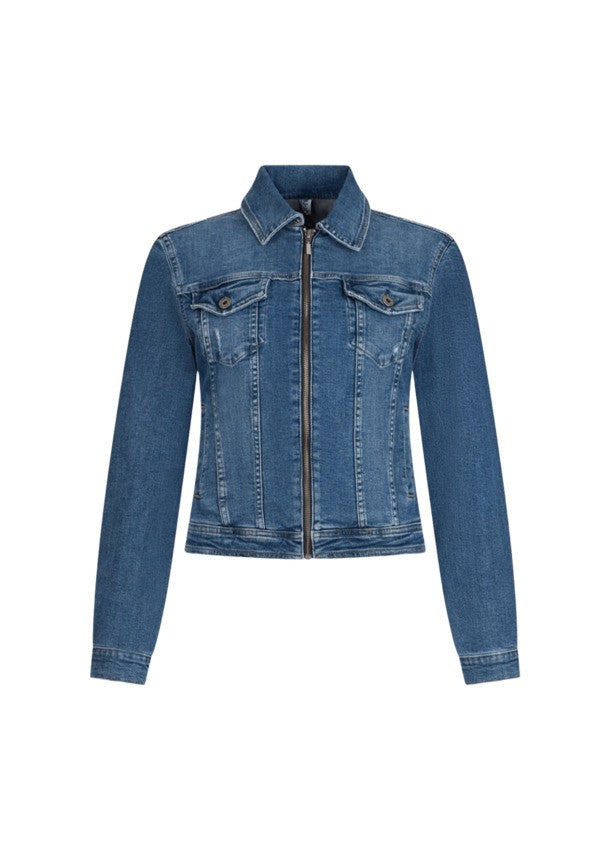 Liu Jo Slim Fit Stonewash Denim Jacket
