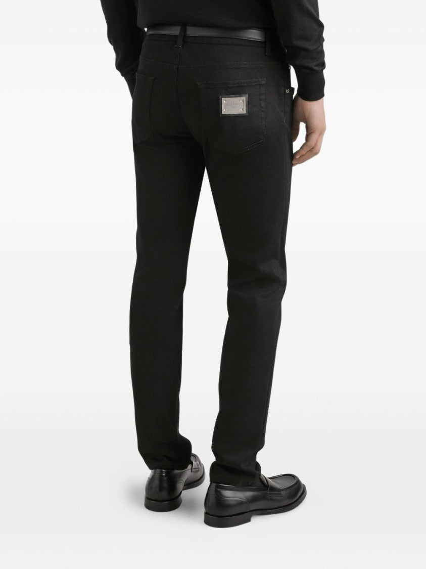 Dolce & Gabbana Straight-Leg Casual Trousers With Five-Pocket Design