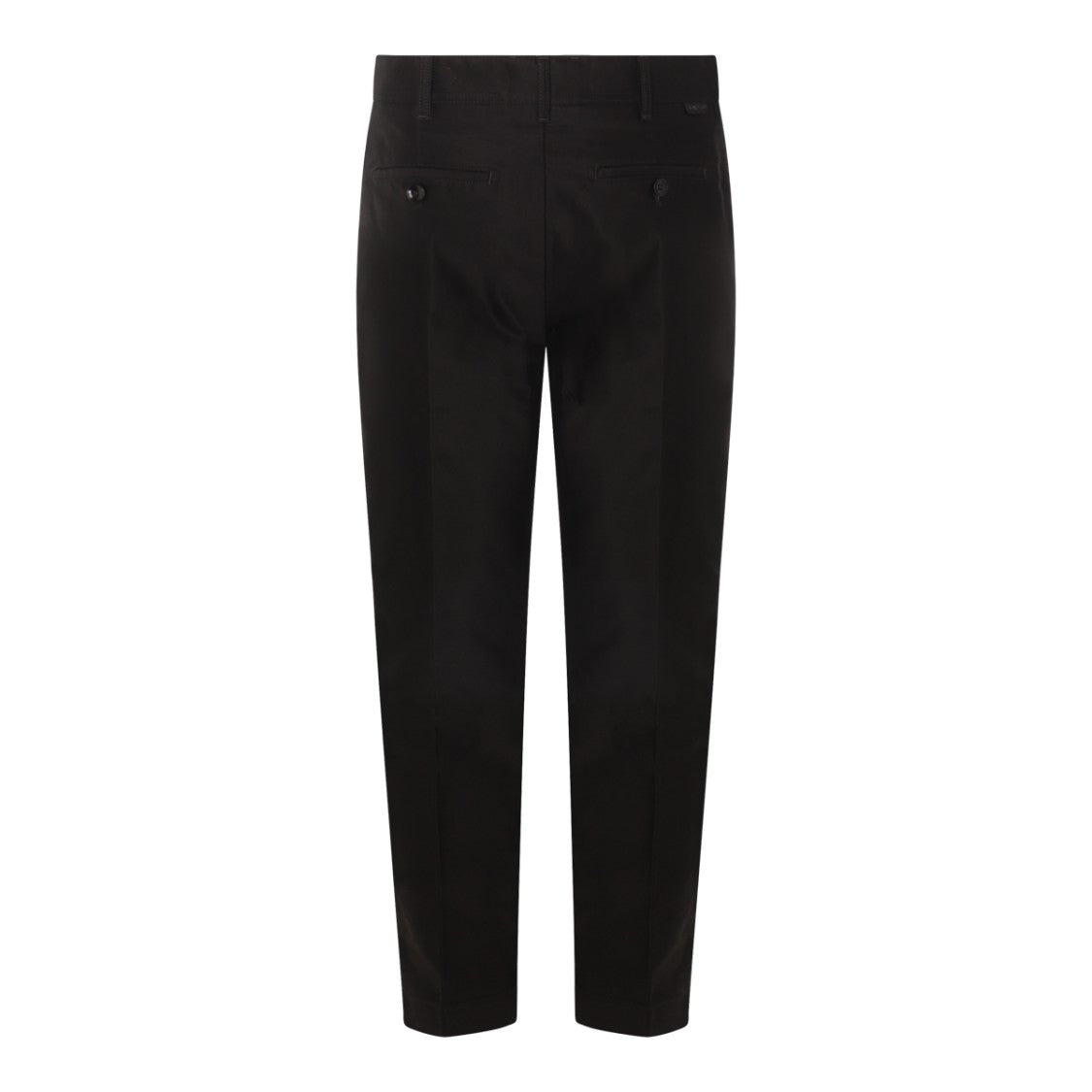 Alexander Mcqueen Tailored Black Wool Trousers With Structured Design And Functional Pockets