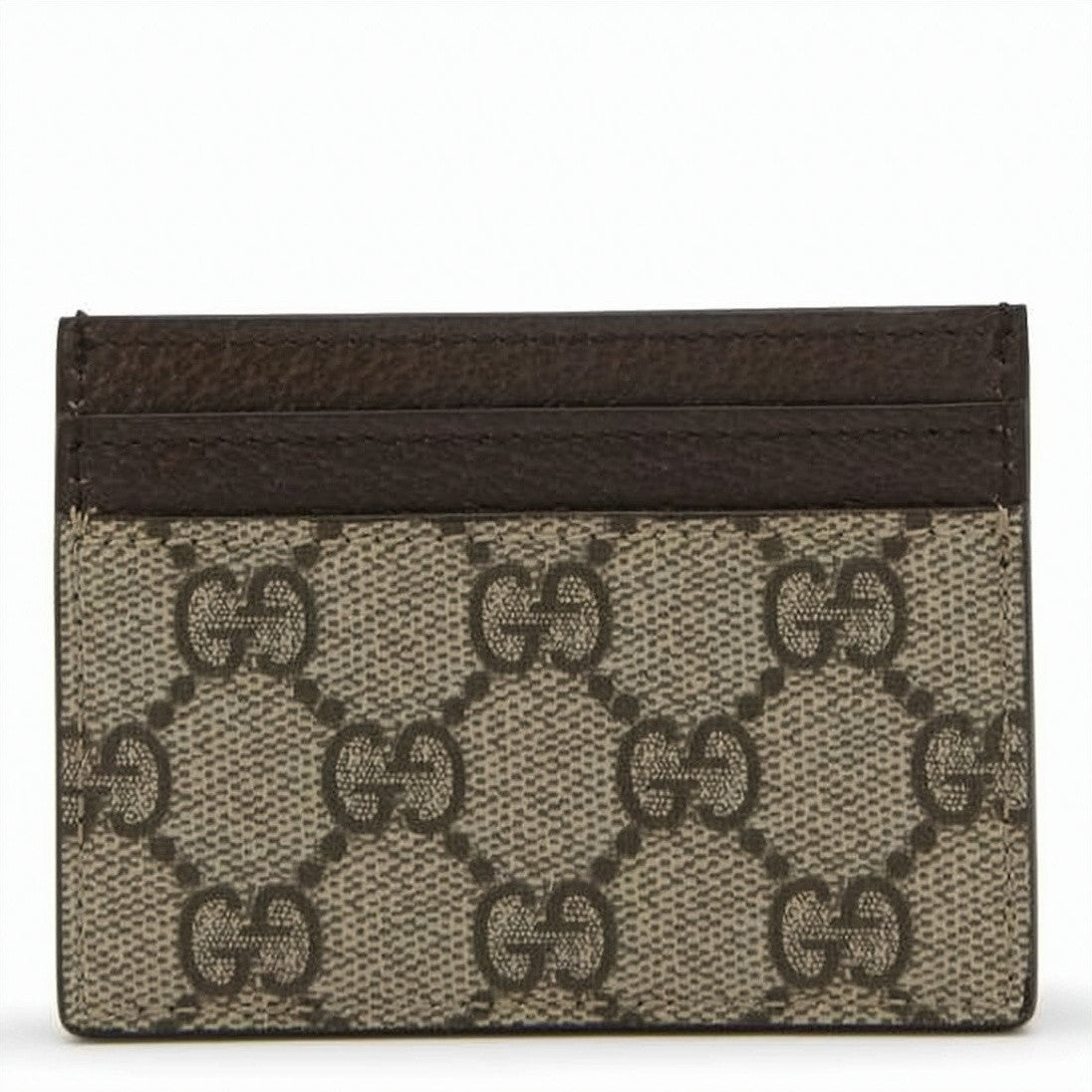 Gucci Ophidia Gg Card Case With Monogram Pattern