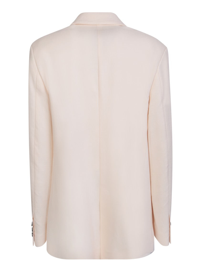 Msgm Side Fastening White Jackets