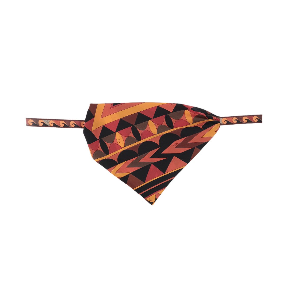 Emilio Pucci Silk Bandana With All-Over Manuba Print