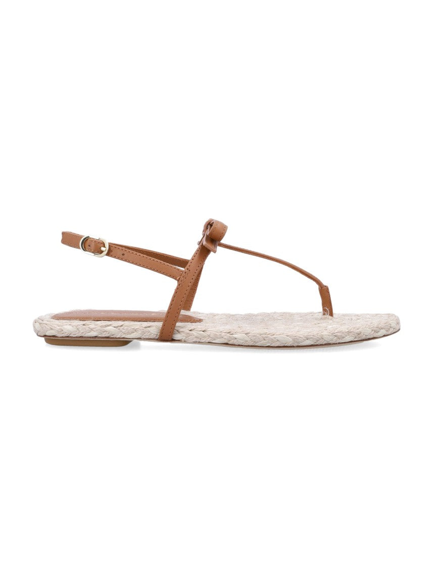 Stuart Weitzman Felicity Espadrillas Thong Sandals