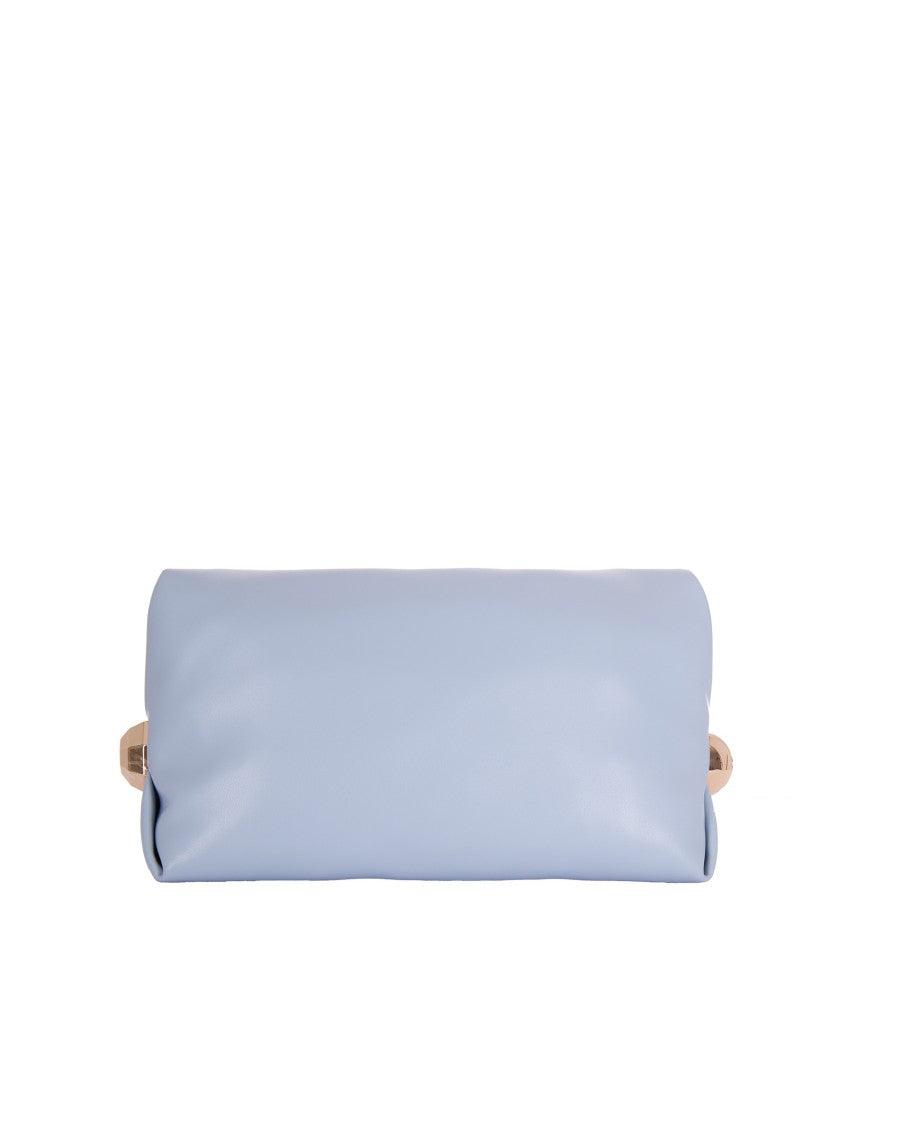 Liu Jo Light Blue Eco-Leather Clutch