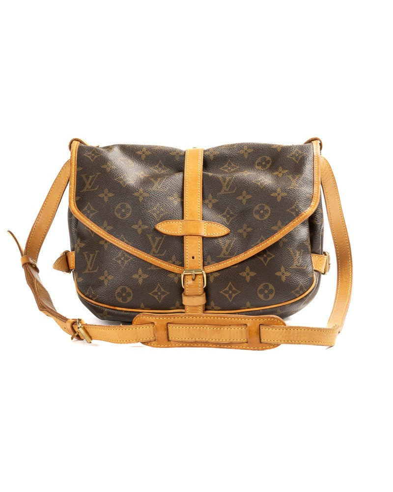 Louis Vuitton Brown Saumur Pm Monogram Canvas Shoulder Bag