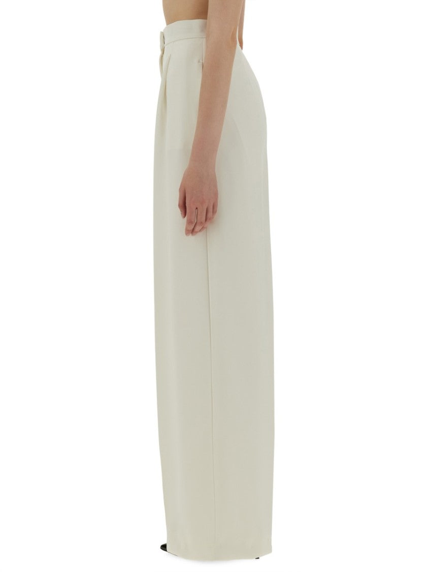 Max Mara High-Waisted Wide-Leg Pants With Minimalist Design