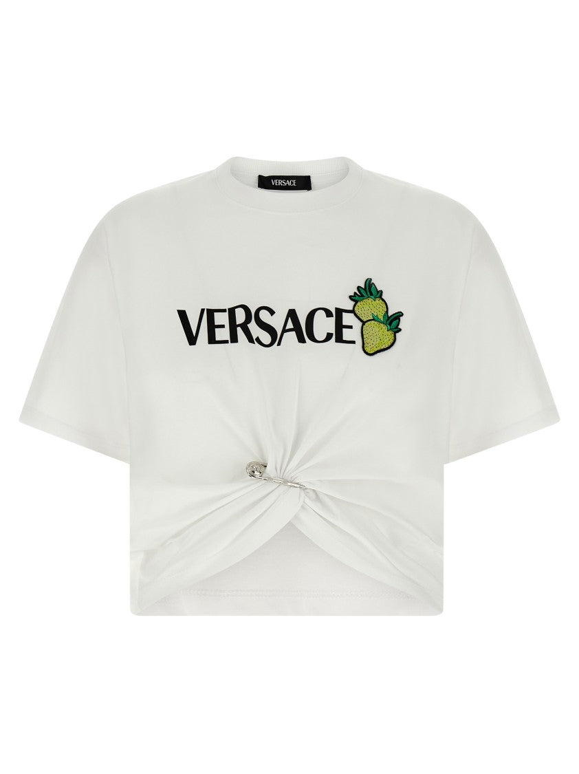 Versace Cotton Crew Neck T-Shirt