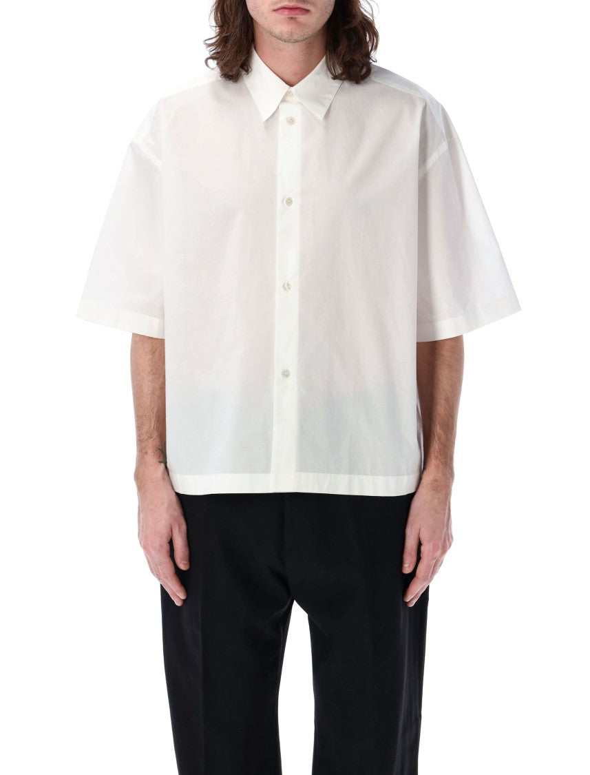 Studio Nicholson Relaxed Boxy White Sanko Shirt