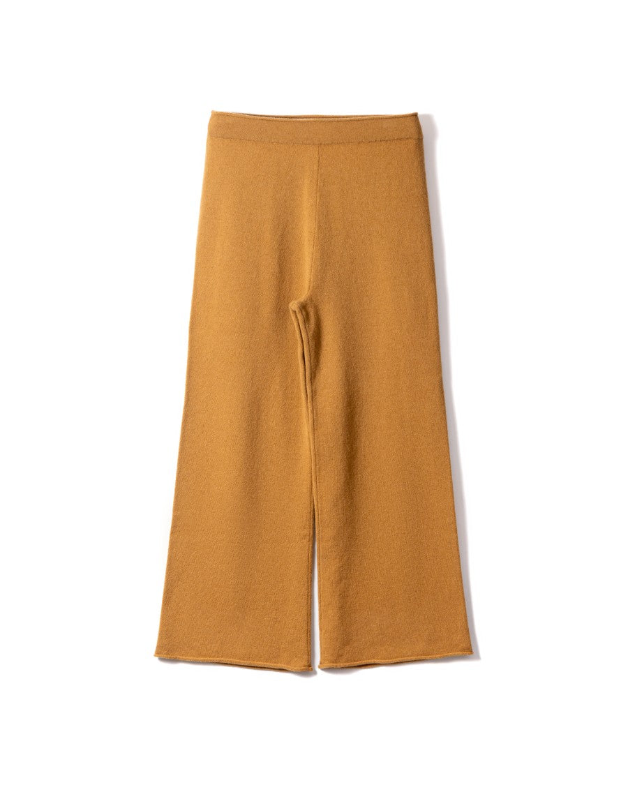 Outerknown High-Rise Brown Knit Trousers