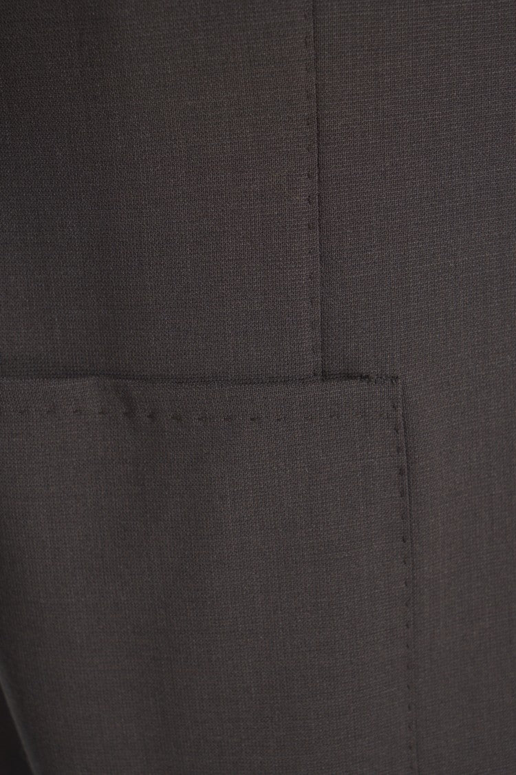 Tagliatore Single-Breasted Brown Wool Blend Blazer