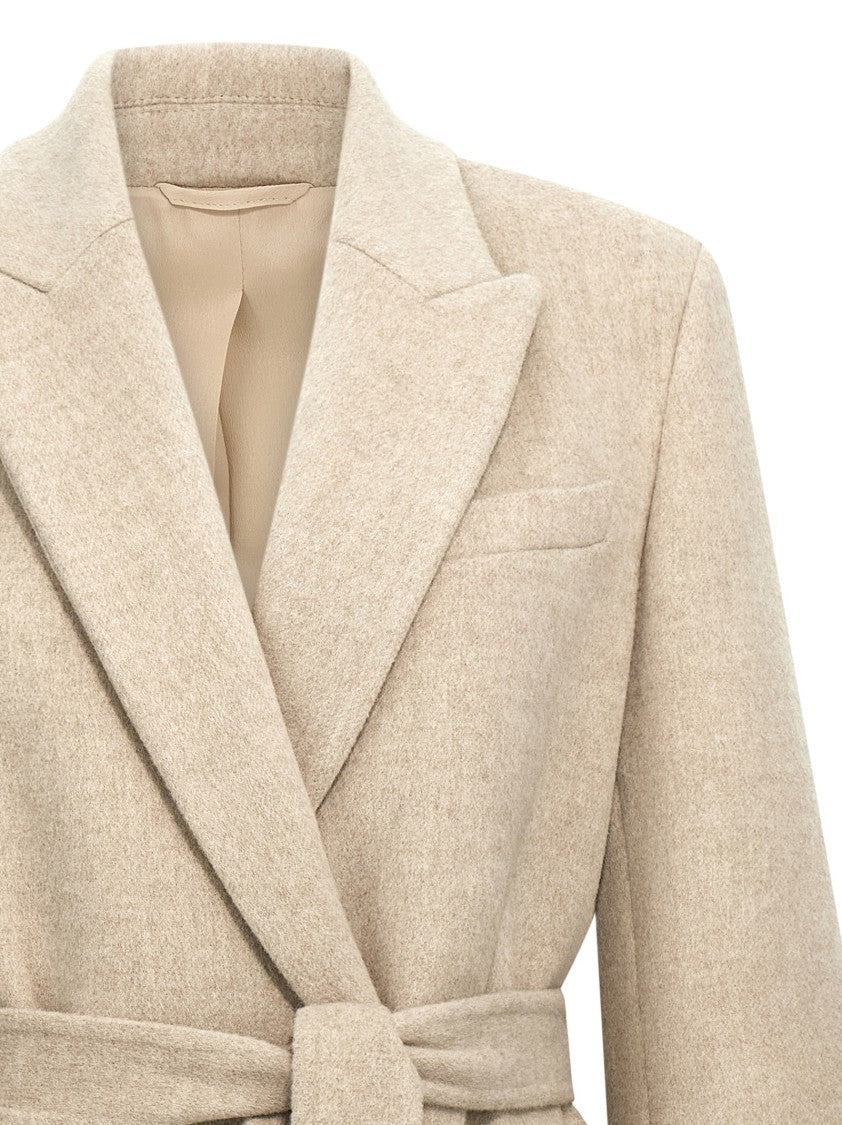 Brunello Cucinelli Double-Breasted Virgin Wool Coat