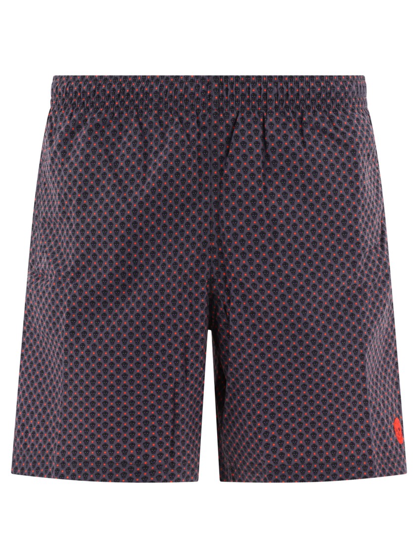 Alexander Mcqueen Geometric Pattern Swim Shorts