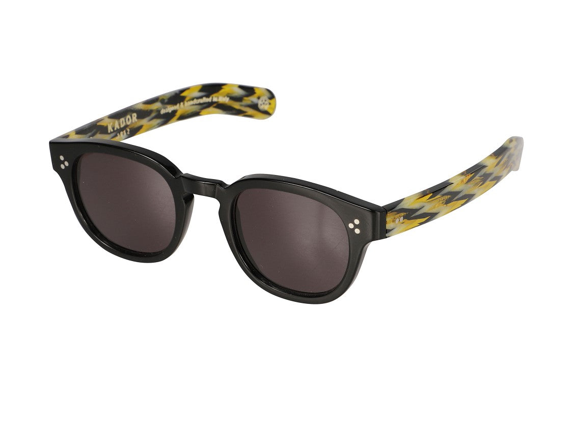 Kador Black Jolly Amerika Square Sunglasses