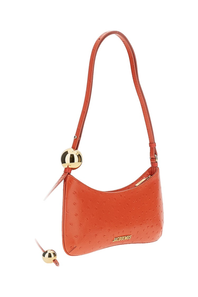Jacquemus Orange Le Bisou Perle Shoulder Bag