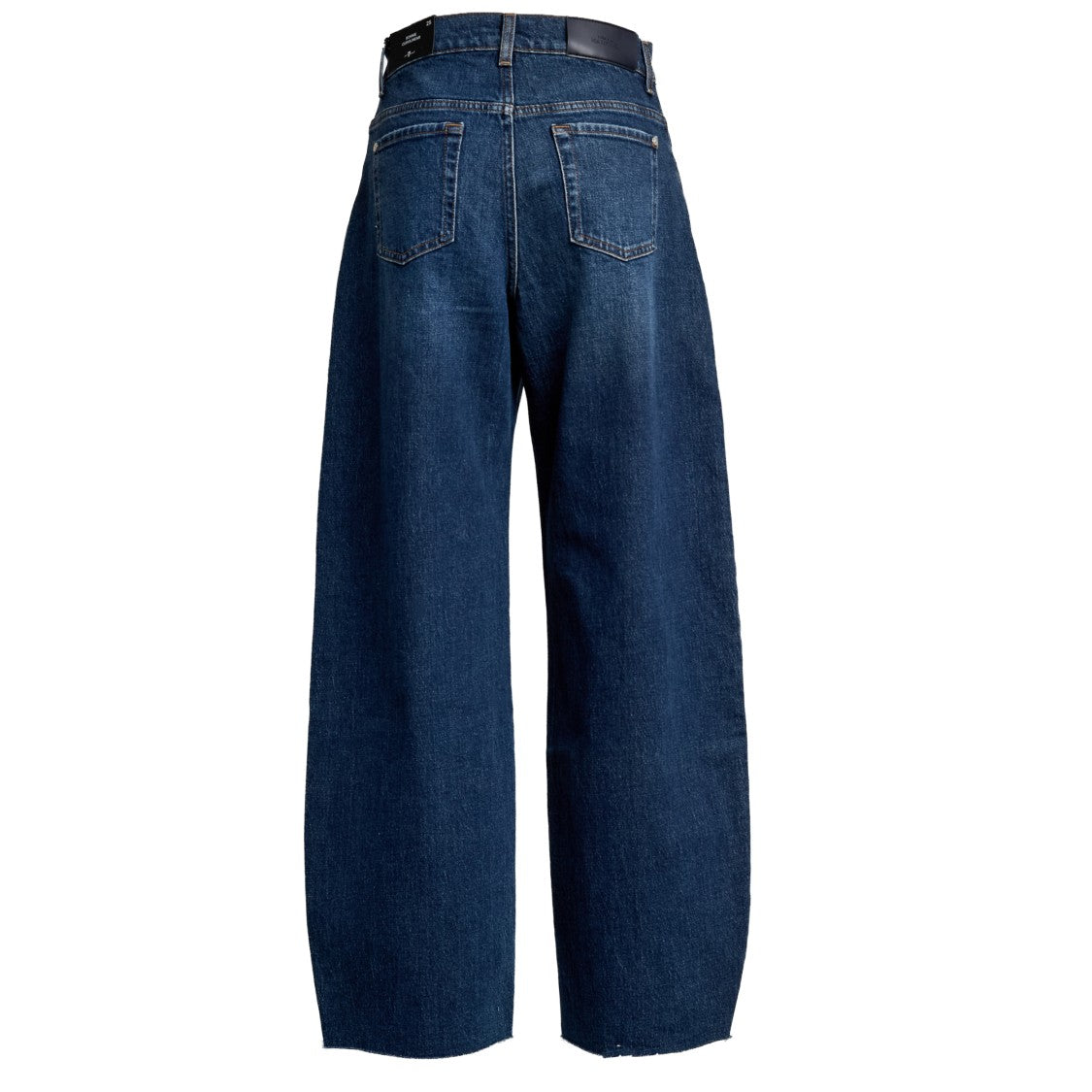 7 For All Mankind Bonnie Curvilinear Radar Jeans With Raw Cut