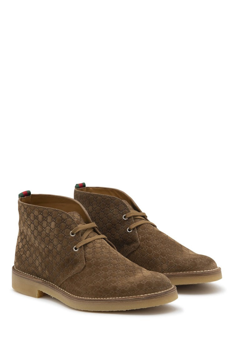 Gucci Beige Calf Leather Boots