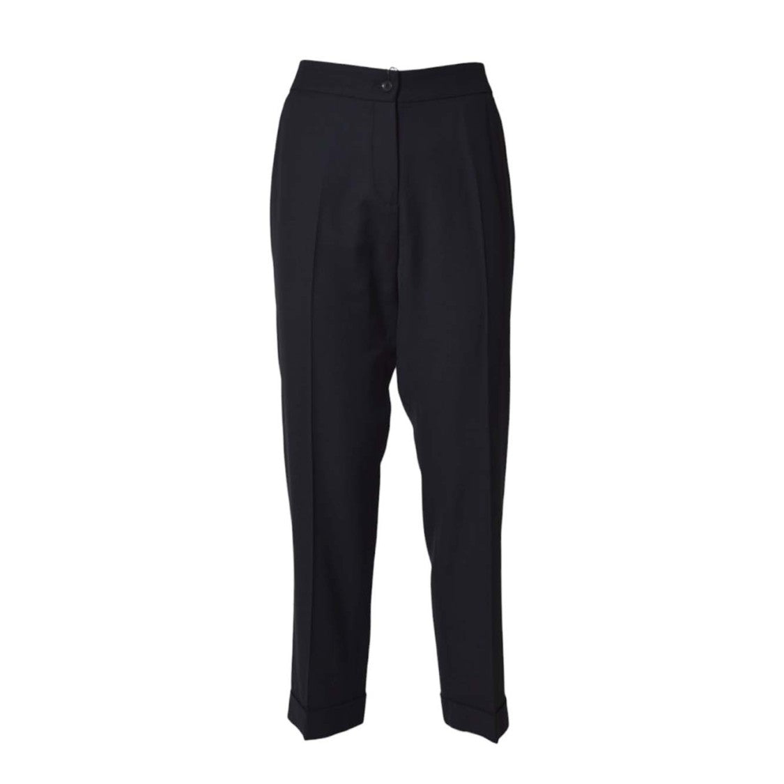 Etro Tailored High-Waisted Trousers With Cuffed Hem