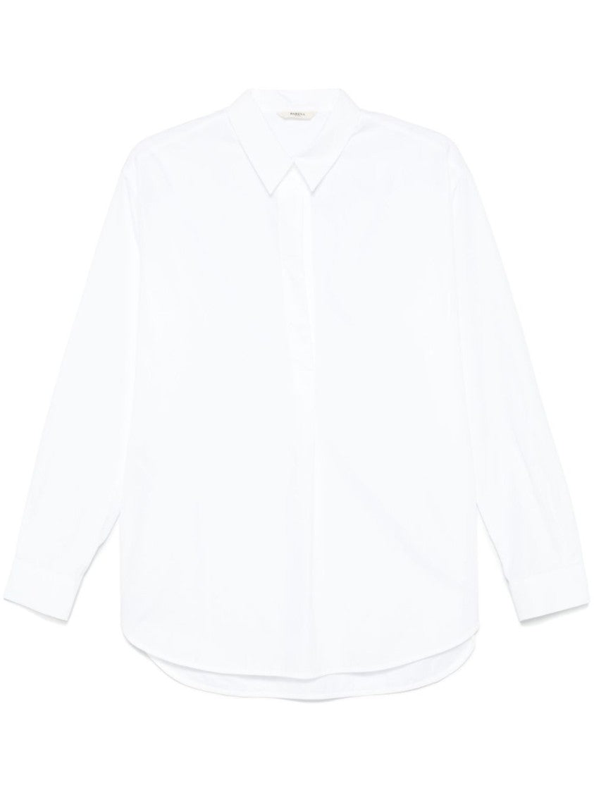 Barena Long-Sleeve White Shirt