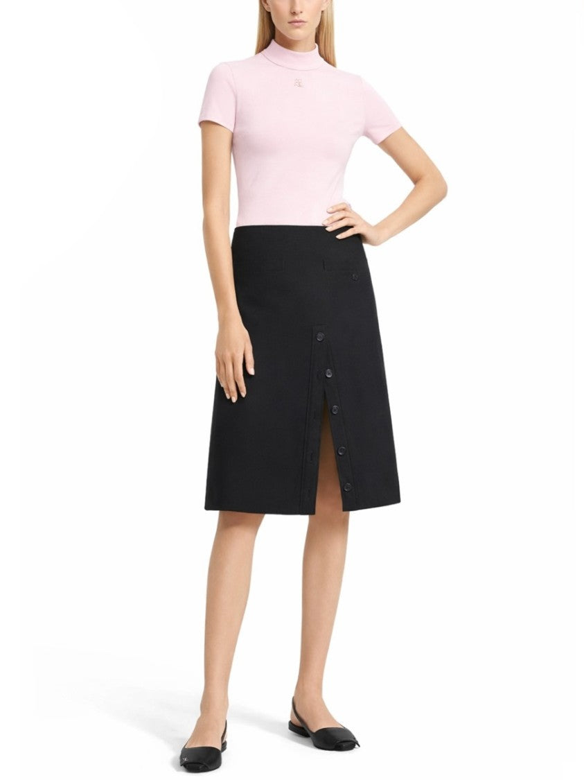 Courrèges Neutrals Heritage High Neck Fitted Top