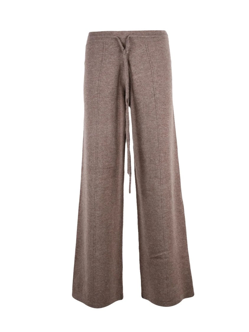 Suncoo Relaxed Fit Knit Jumpsuit With Drawstring Waist
