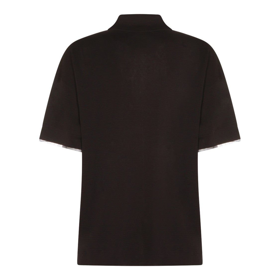 Fabiana Filippi Navy Viscose Polo Shirt Polo Shirt