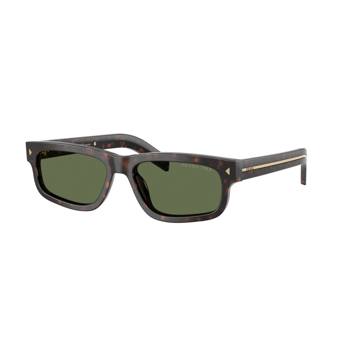 Prada 0Pr B11s Rectangular Tortoiseshell Sunglasses