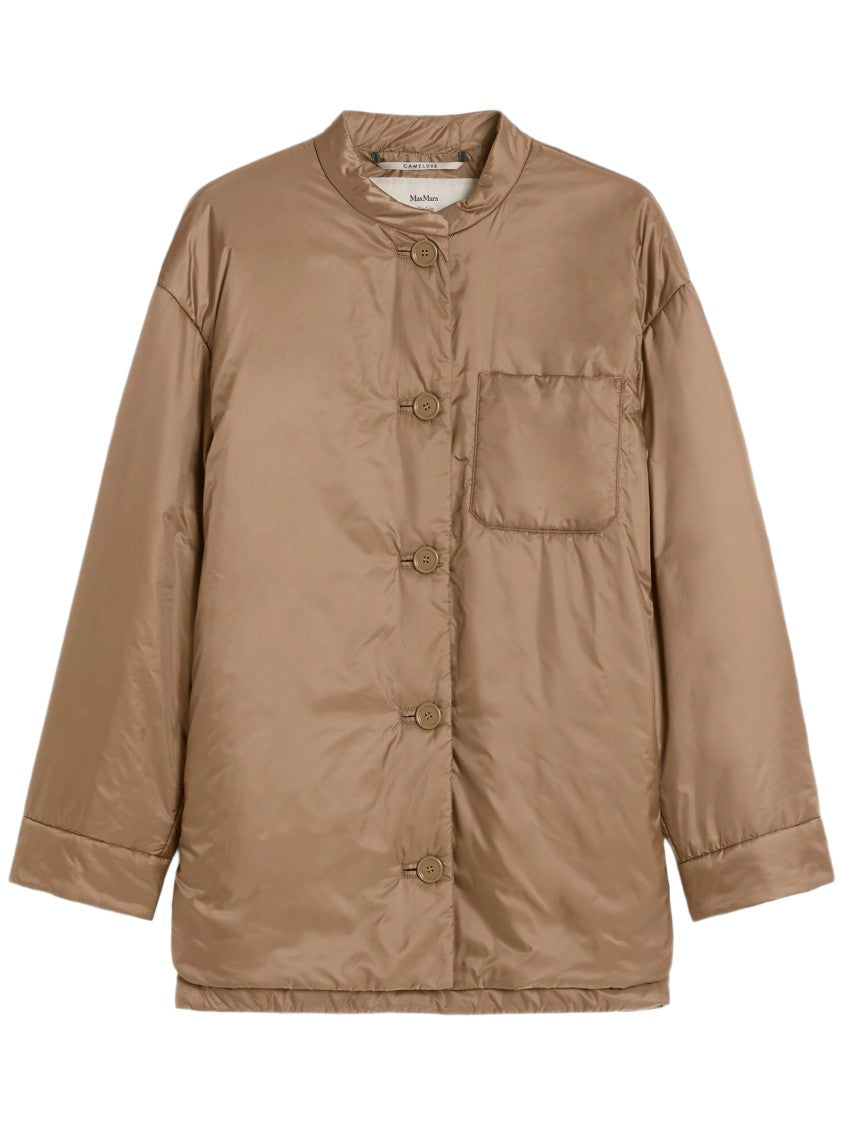 Max Mara Padded Jacket With Round Neckline