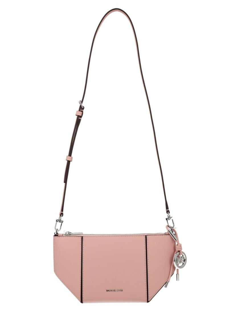 Michael Michael Kors Jordi Smooth Leather Trapezoidal Shoulder Bag