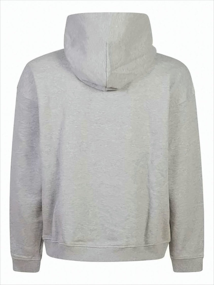 Diesel Light Grey Cotton Hoodie