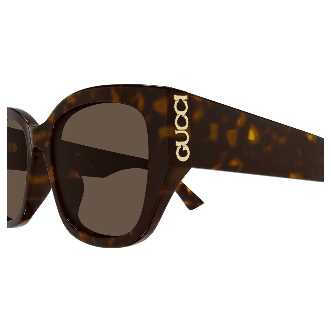 Gucci Gg2043sa Oversized Tortoiseshell Square Sunglasses