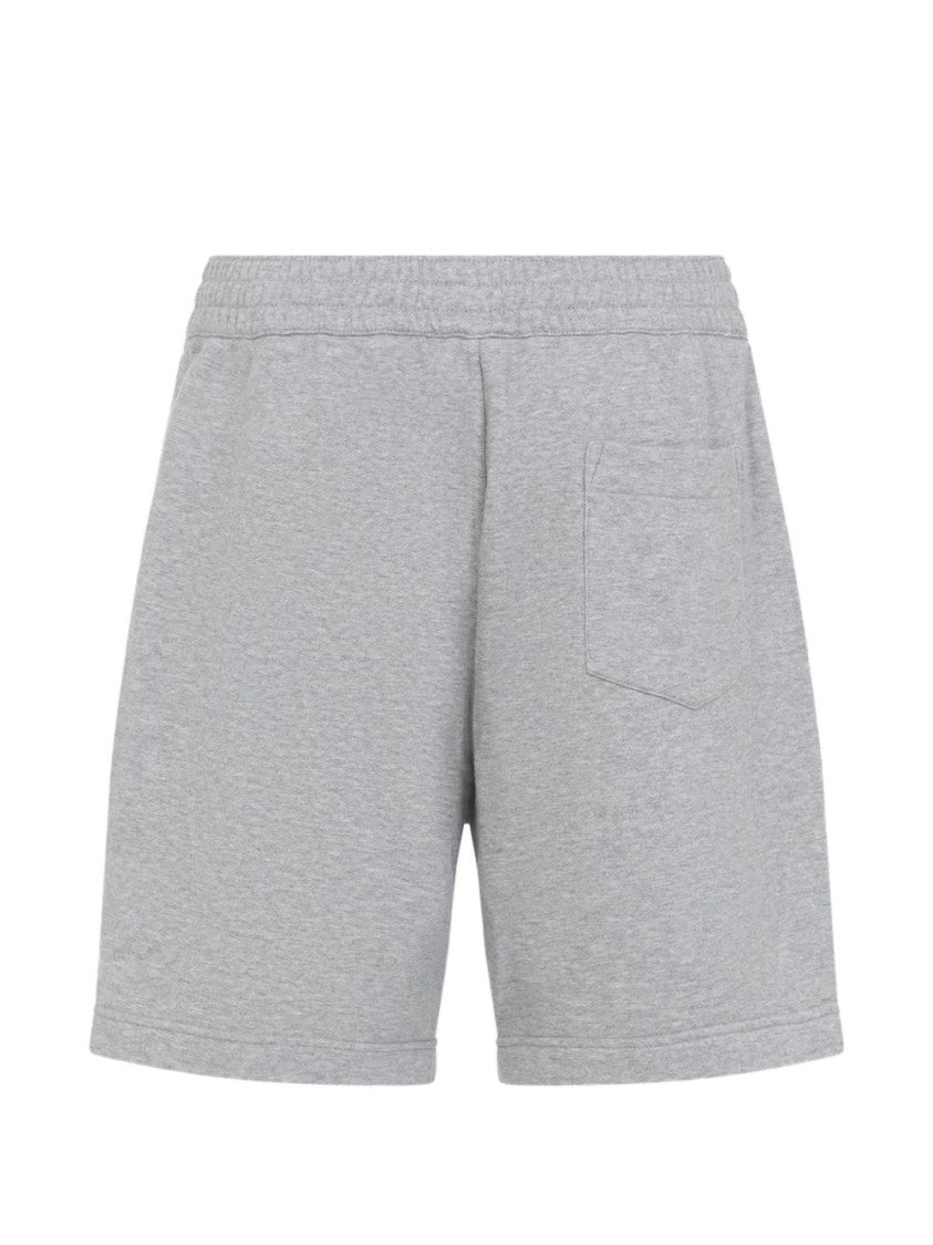 Givenchy Light Grey Logo Patch Elasticated Shorts