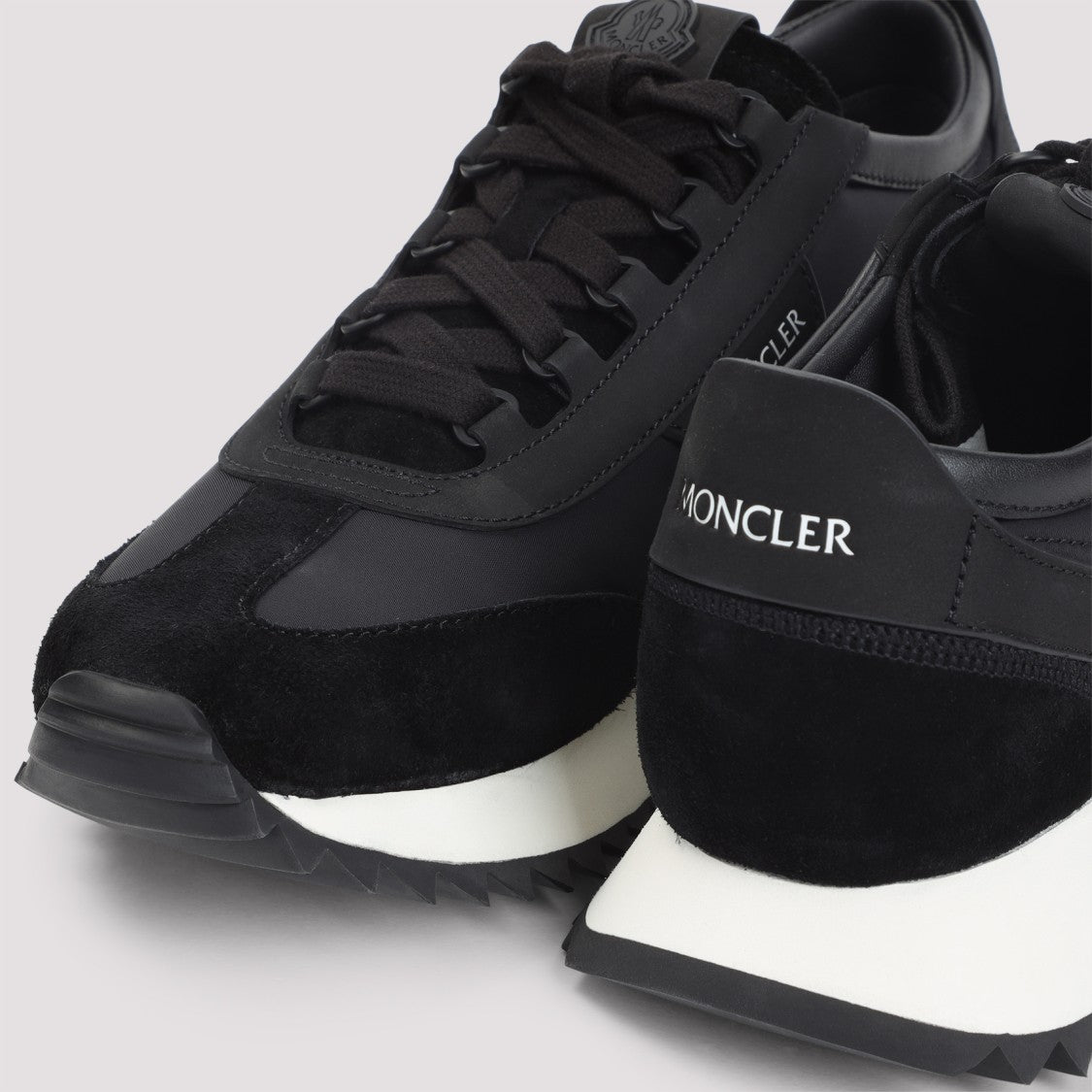 Moncler Pacey2 Black Leather Sneakers