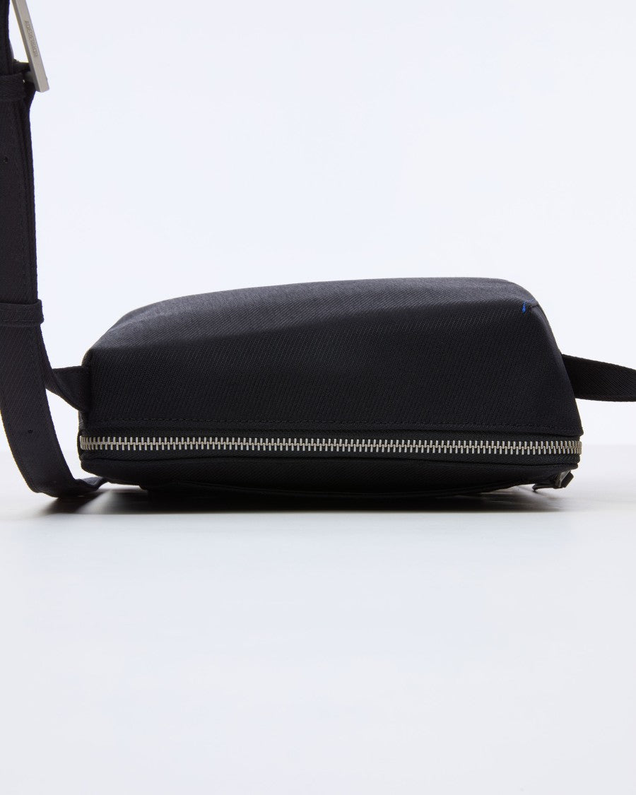 Adererror Asymmetric Grained Leather Crossbody Bag
