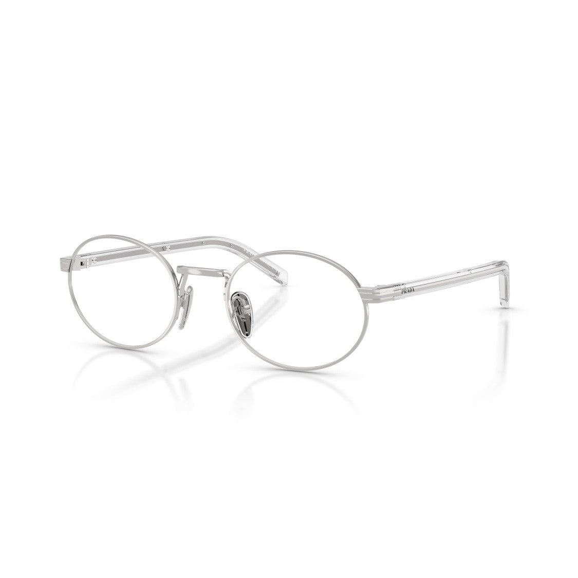 Prada 0Pr B55v Round Metal Frame Eyeglasses