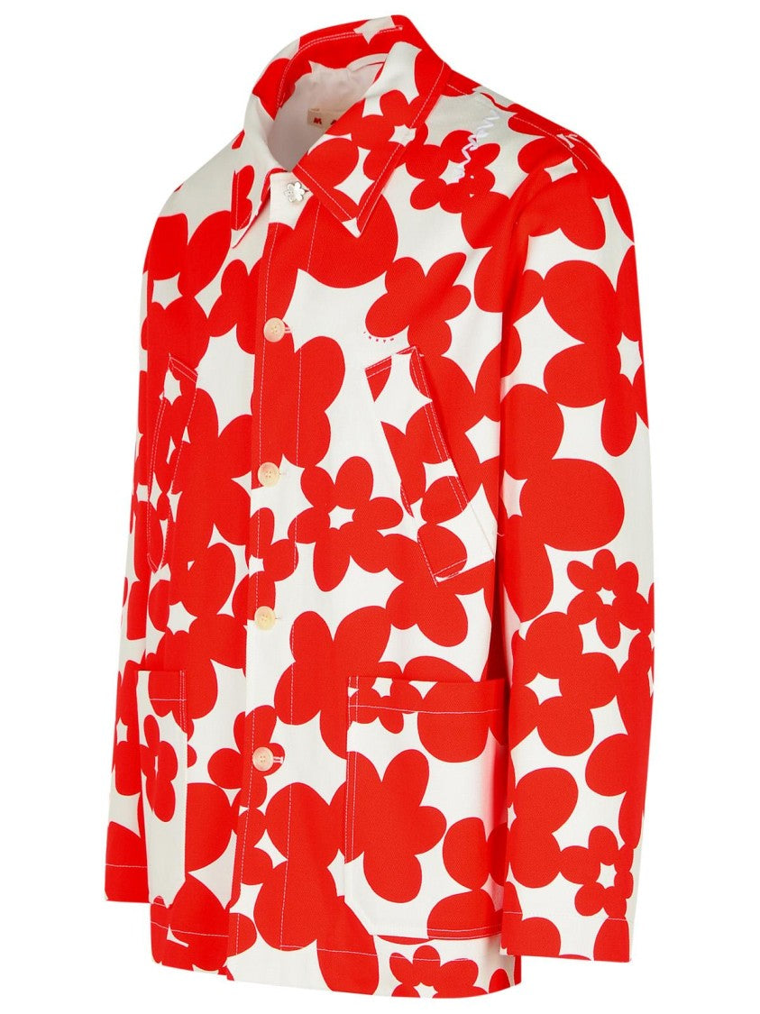 Marni Red Cotton Jacket