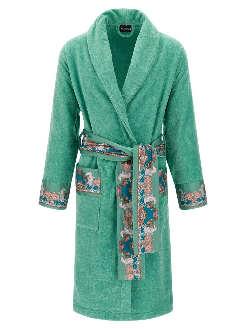 Versace Home Coral Theatre Bathrobe