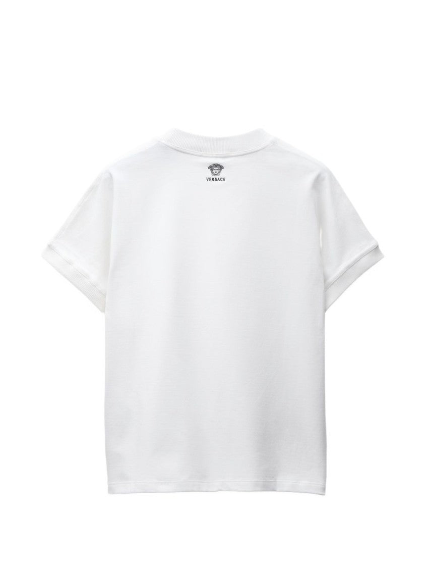 Versace Short-Sleeve T-Shirt With Subtle Logo Detail