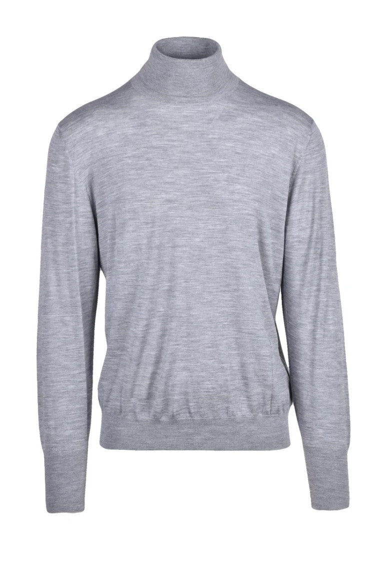 Eleventy Wool Turtleneck Sweater - Grey