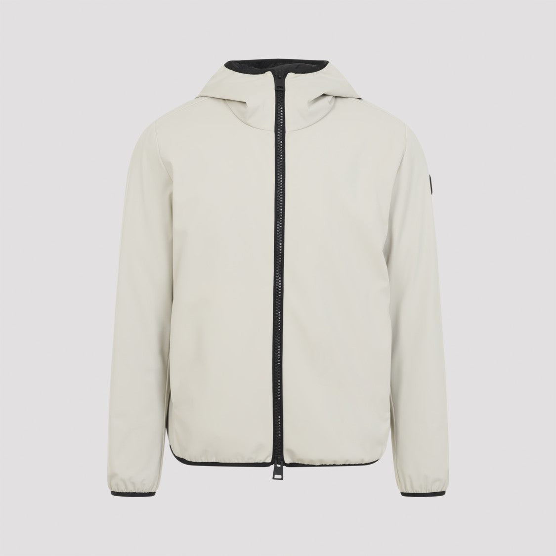 Moncler Down-Filled Light Grey Soft-Shell Altair Jacket