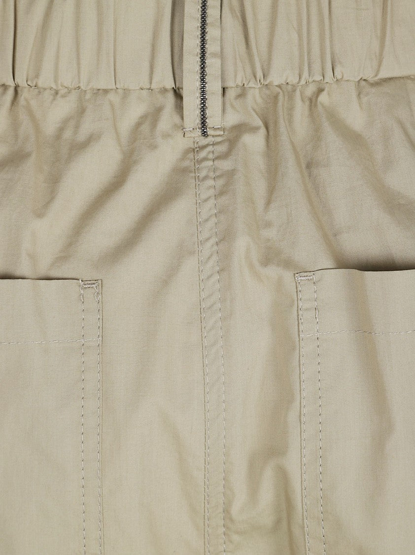 Brunello Cucinelli Relaxed Fit Cropped Trousers