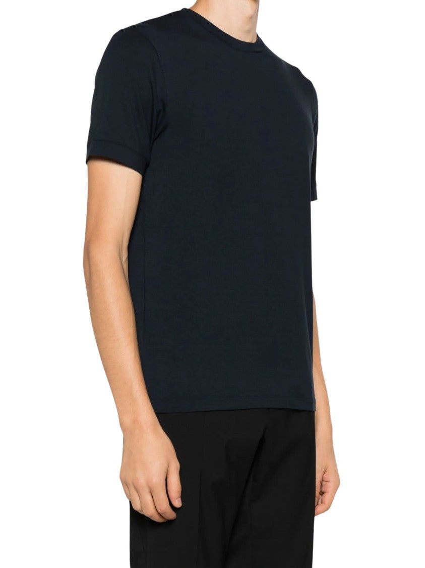 Giorgio Armani Fitted Crewneck Cotton T-Shirt