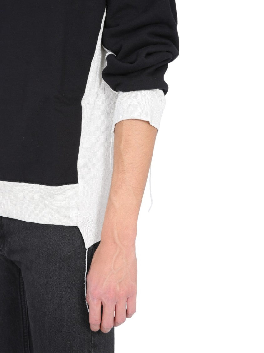 Ambush Relaxed Fit Black Crew Neck Sweatshirt