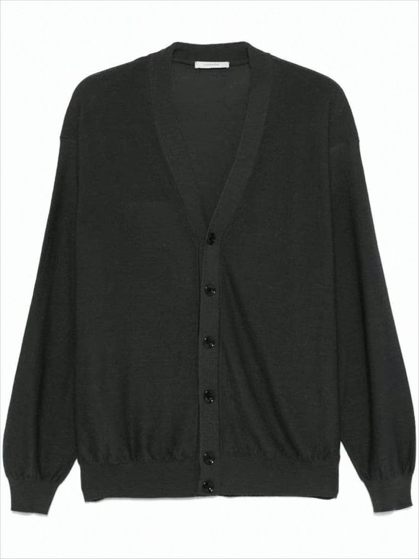 Lemaire Deep V-Neck Cardigan With Button-Down Front