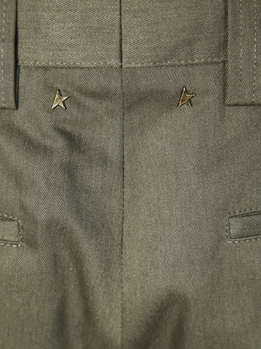 Golden Goose Straight-Leg Casual Pants With Oblique Pockets