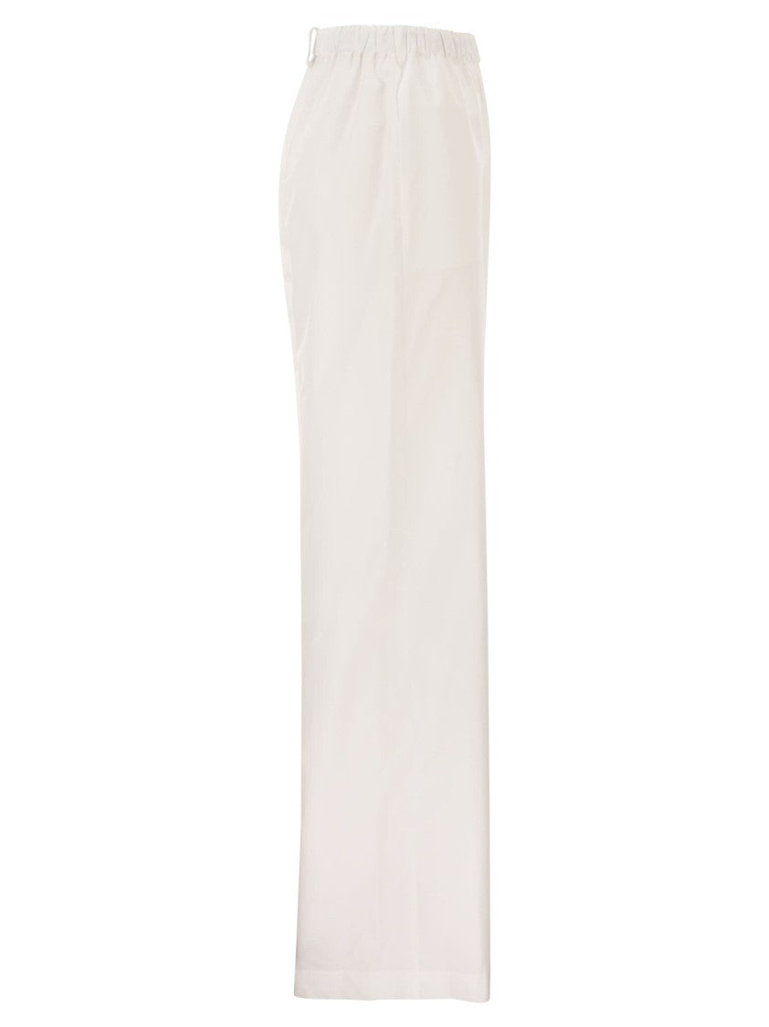 Fabiana Filippi Cotton Poplin Top With Eco-Brass Details