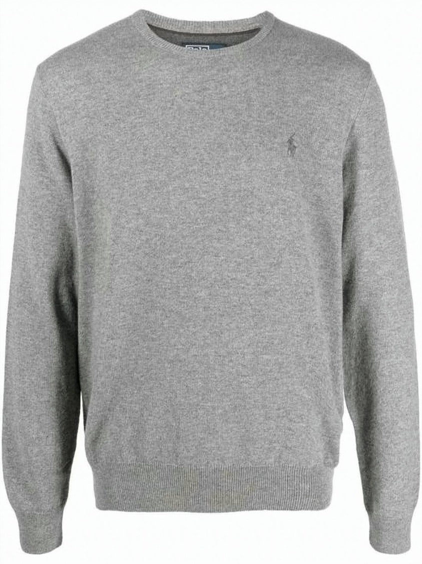 Polo Ralph Lauren Fine Wool Knit Long-Sleeve Sweater With Subtle Logo