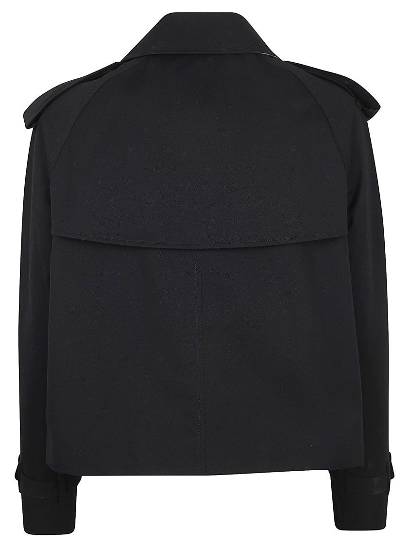 Burberry Cropped Double-Breasted Jacket