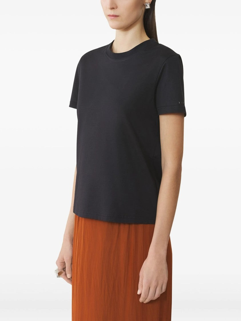 Lanvin Black Knot Detail Cotton T-Shirt